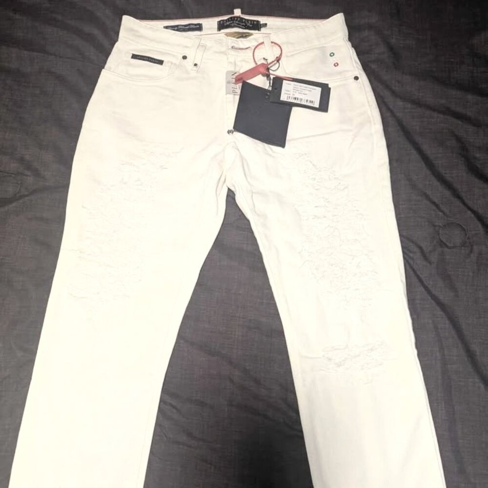 SALE - Men's White Jeans - Size 31 - brand new Philipp Plein